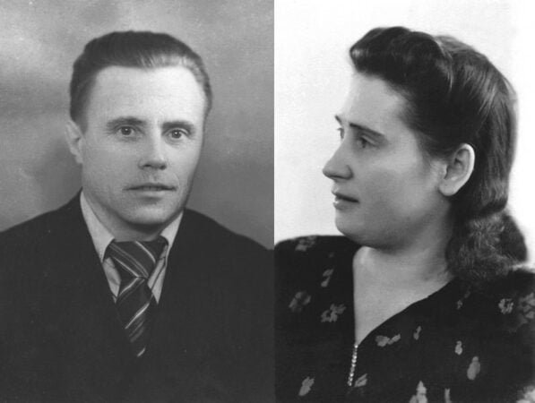 Władimir Spiridonowicz Putin i Maria Iwanowna Putina - oficjalni rodzice Władimira Putina