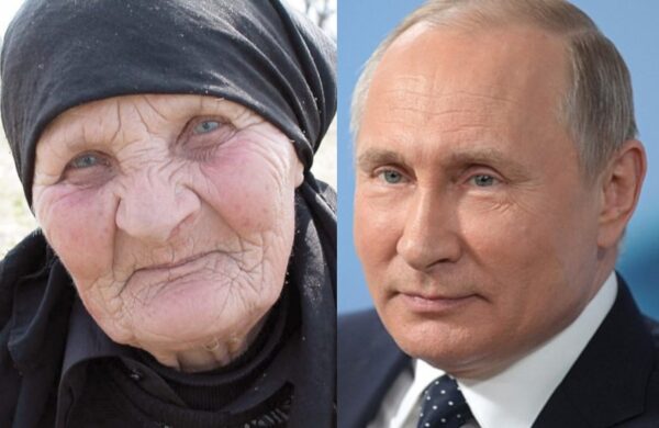 Wiera Nikołajewna Putina i jej syn Prezydent Federacji Rosyjskiej Władimir Putin