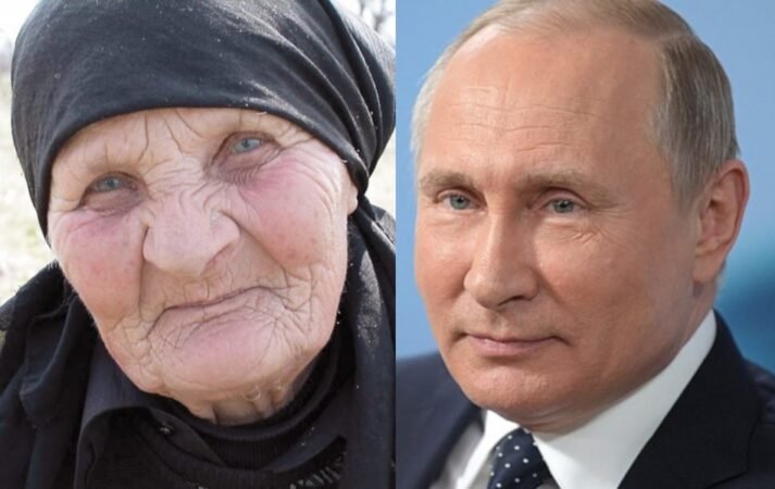 Wiera Nikołajewna Putina i jej syn Prezydent Federacji Rosyjskiej Władimir Putin